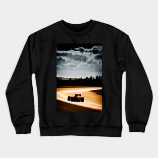 Golden curve under dark sky Crewneck Sweatshirt